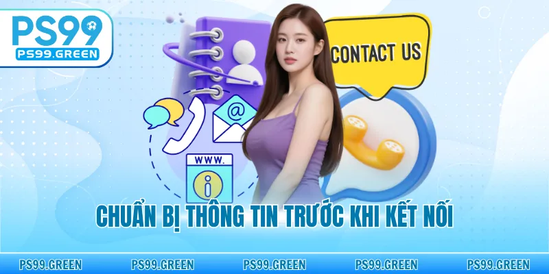 Chuẩn bị thông tin trước khi kết nối